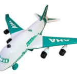 HINDAL Aeroplane Unbreakable Plastic Pull Back Toy for Kids |Hard Plastic Material Friction Powered Toy (AHA - (MEDIUM SIZE))