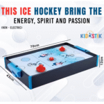 Simarr's Wooden Ice Hockey Fun Game Table Mini Tabletop Air Hockey Game for Kids/Adults (Non-Electric)