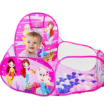 Large Size Ball Pool for Kids, Foldable Square Zoo Ball Pool Play Tent Kids, Playground Tent House with 50 Balls – Ball Pool Game for 2-5 Years Old Kids, Boys, Girls (Mermaid)