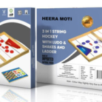 Simarr 3 In 1 String Hockey With Ludo & Snakes & Ladder