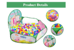 Activity Ball Pool For Kids Tent House For Girls With Basketball Hoop|Baby Ball Pit With Balls Indoor Toys For 1 2 3 Years Old|Foldable Tent House For Boys - Bis Certified,Multicolor