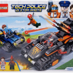 LELE BROTHER Tech Police V5 star pirate Toys Blocks Bricks Construction Building Kit for Kids Model No. 8600 (401 Pieces)