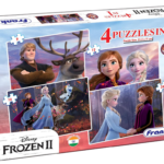 Frank Disney Frozen II - A Set of 4 Jigsaw Puzzle for Kids Above 3+ Years - Fun & Challenging Brain Booster Games - for Focus and Memory