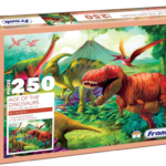Frank Age of The Dinosaurs Jigsaw Puzzle (250 Pieces) for Kids Above 9+ Years - Fun & Challenging Brain Booster Games | Educational Puzzle for Focus and Memory