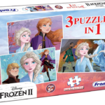 Frank Disney Frozen 2 (48 Pieces) 3 in 1 Jigsaw Puzzle for Kids above 5+ Years - Fun & Challenging Brain Booster Games - for Focus and Memory