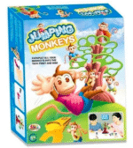 (Ekta) Jumping Monkeys Big Board Game Family Game, Multi Color