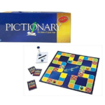 Pictionary Board Game for Kids and Adults Quick Draw Sketches Crazy Guesses All Ages Card Board Game
