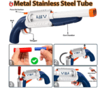 2 in 1 Blast Gun with Foam Bullets for Kids & Toddlers for Indoor and Outdoor Playing, Soft Bullet Toy Shotgun with Shell Ejection for Kids, Outdoor Toys for Boys & Girls - Image 2