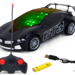 Remote Control Chargeable 3D Famous Car with Flashing Light, Radio Control Race car for Kids for 3-12 Year Old Boy Birthday Remote Control Car Rechargeable White