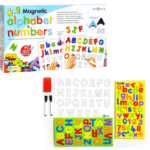 Ekta 6 in 1 Magnetic Alphabet & Numbers Game, Learning & Educational Magnetic Board Game