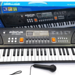 Kids Piano with Mic 49 Keys 8 Rhythms 8 Tones 6 Demos Portable Electronic Keyboard Toy Beginners Educational Songs