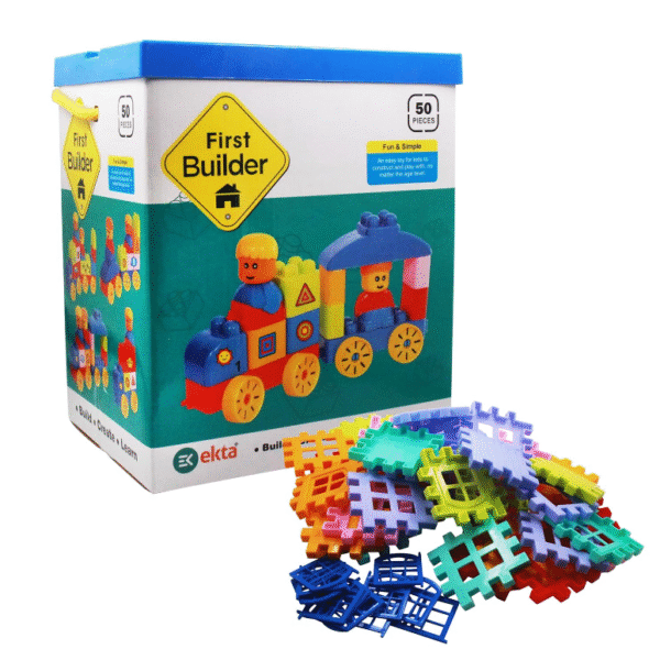 EKTA First Builders Building Blocks of 50 pcs
