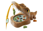 Crocodile Magnetic Fishing Plate for Kids 3+ Years | Musical Model for Boys & Girls | Suspension Panel - Image 2