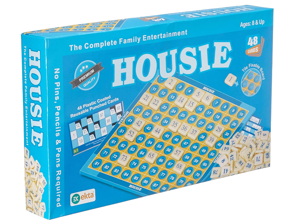 housie 48 cards Ekta Tile Fixable Housie Board Game - 48 Reusable Cards - Image 1