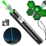 Laser Light Powerful Battery, USB Rechargeable Lazer with Star Cap 3000 Meter Long Distance Green Laser Pointer for Presentations, Stargazing, Hiking