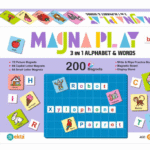 Alphabet Playing Cards, Magnaplay 3 in 1 Alphabet & Words, 200 Pack Set. (NEO9)