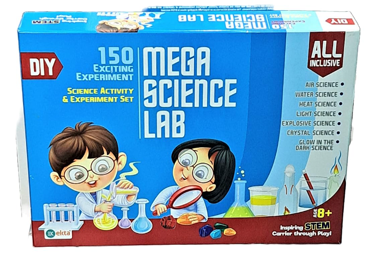 mega science lab Mega Science Lab Science Kit for Boys and Girls Age 8 to 14 Yrs| Birthday Gift| Stem Educational Toys| 150 Chemistry Experiments - Image 1