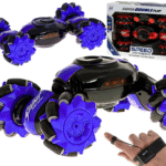 Speed Pioneer RC Car Stunt Remote Control Twisting Drift 2.4GHz Gesture Sensor Watch Control Off Road Vehicle Toy Cars Flips with Lights Music (Big)(Multicolor)