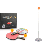 Table Tennis Trainer Indoor Outdoor Adults Teenagers Toys for | Rebound Rackets and Balls Base Training Practice Set | Games for Boys & Girls.