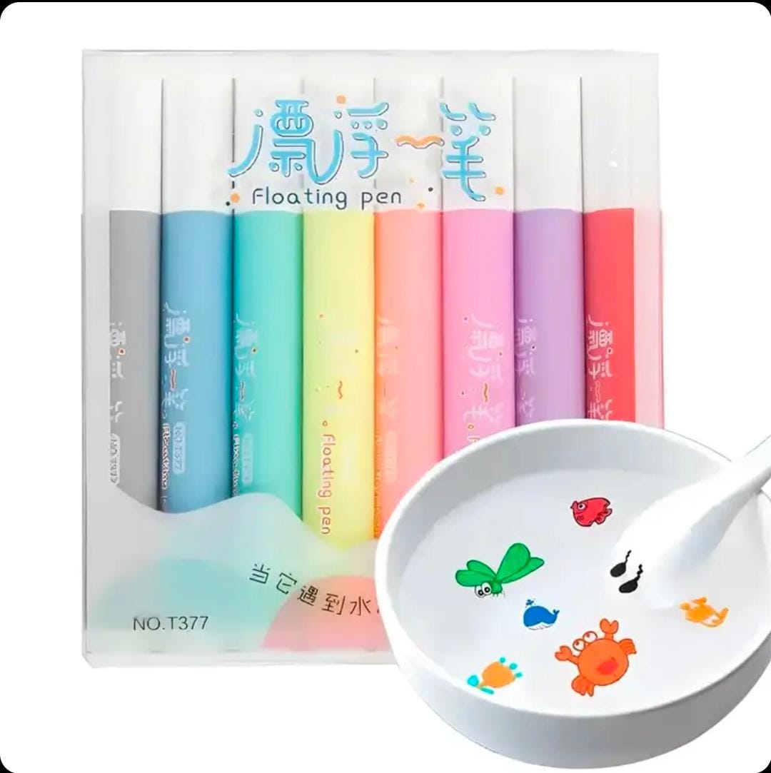 17af7ffc-3c0f-40e0-a5f3-3a0fd73efdf8 Floating Colorful Marker Pen Magical Water Painting - Image 1