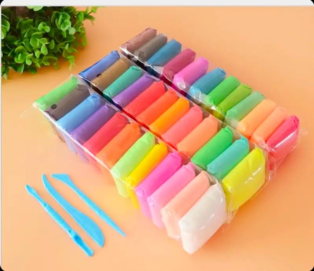 739d6d63-e1e7-4b32-bef8-edaecd77ec83 Air Dry Clay Non-Toxic Modeling Magic Fluffy Foam Bouncing Clay - Image 1