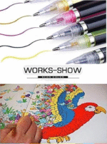 Gel Pens Set Color Bold Gel Pens,Glitter, Metallic, Neon Pens Set Good Gift For Coloring Kids Sketching Painting Drawing (Metalic Neon Pen, Set of 12) - Image 5