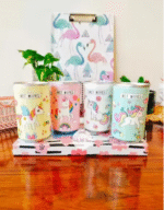 Assorted unicorn Tin Shape Mini Portable Wet Wipes Tissue Can for Cleaning Face Body for Kids Women and Men , poratble travel pupose use - Image 8