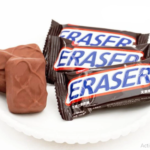 Cute 3D Chocolate Shape Non-Toxic Rubber Pencil Erasers, Stationery for Kids School Boys Girls, Birthday Return Gifts