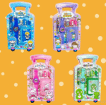 7 Pcs Stationery Set Toy for Kids - School Supply Kit with Pencil, Eraser, Sharpener, Wrist Watch and Purse - Birthday Return Gift - Color and Design As Per Stock - Image 3