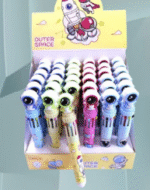 Mix Cartoon Theme 10 in1 Ballpoint Color Pen for Kids, Birthday Gift (MOQ 6) - Image 2