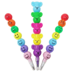 Stack Smiley Crayons & Pencil Set for Kids - Best Return Gifts for kids - Image 4