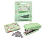 Set of 1 Stapler with 500 Staples Blister, Stapler Machine for Paper, Kawaii Stationary, Portable Mini Stapler Machine for Kids, School, Office & Travel - Image 6