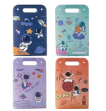 Astronaut Button File Folder with Button Lock Assorted Color (Top opening)