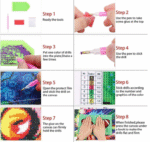 DIY BIG SIZE - Diamond Crystal Painting Stickers: Mosaic Art Kit for Kids - Educational Cartoon Puzzle Art Gift & Return Gifts for Birthdays (Pack of 1)-Mix Design - Image 6