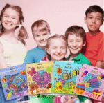 DIY BIG SIZE - Diamond Crystal Painting Stickers: Mosaic Art Kit for Kids - Educational Cartoon Puzzle Art Gift & Return Gifts for Birthdays (Pack of 1)-Mix Design - Image 8