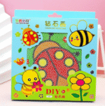 DIY BIG SIZE - Diamond Crystal Painting Stickers: Mosaic Art Kit for Kids - Educational Cartoon Puzzle Art Gift & Return Gifts for Birthdays (Pack of 1)-Mix Design - Image 10