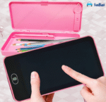 Writing Tablet Pencil Case for Kids – 2 in 1 LCD Digital Slate for Kids, E-Note Pad, Pencil Box for Kid, Doodle Writing Board for School Going Kid, Educational Toys - Assorted Colour - Image 2