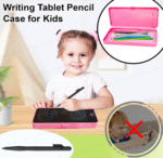 Writing Tablet Pencil Case for Kids – 2 in 1 LCD Digital Slate for Kids, E-Note Pad, Pencil Box for Kid, Doodle Writing Board for School Going Kid, Educational Toys - Assorted Colour - Image 5