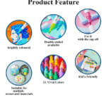 12Pcs Acrylic markers Permanent Gel Marker Quick Drying Markers scrapbook DIY craft making for Mug Ceramic Glass, Wood Fabric, Canvas Metal Painting,Kids Suit,Card Making, Art Supplies - Image 4