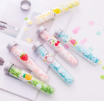 Paper Soap | Disposable Mini Soap Paper | Scented Soap Bath Flakes | Portable Flower Tube Petals | Tube Shape Bottle Paper Soap For Travelling |