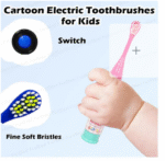 Vibration Electric Toothbrush With Additional Head For Kids [Pack Of: 1, Pink] Electric Toothbrush  (Pink) - Image 6