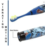 Vibration Electric Toothbrush With Additional Head For Kids [Pack Of: 1, Pink] Electric Toothbrush  (Blue) - Image 3
