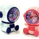 Space Astronaut Pencil Sharpener for Kids, Table Sharpener Machine, Birthday Return Gift, Pencil Cutter Machine, Sharpeners for School Supply and Office (Pack of 1, Random Colour)